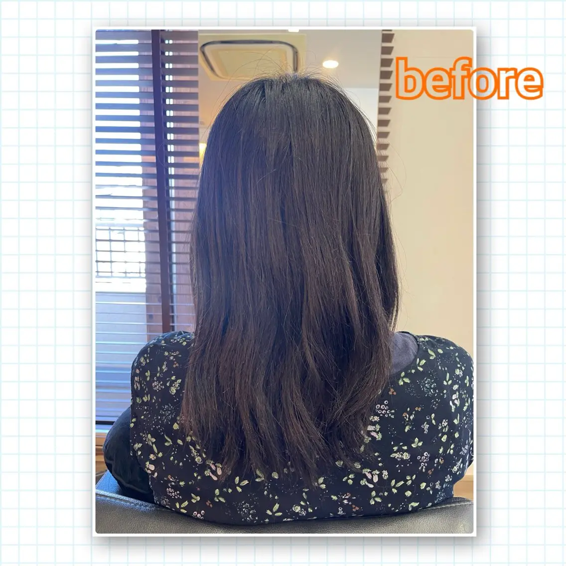 ロング アミーベル🧸🧡 本店✂️しおりのヘアスタイル