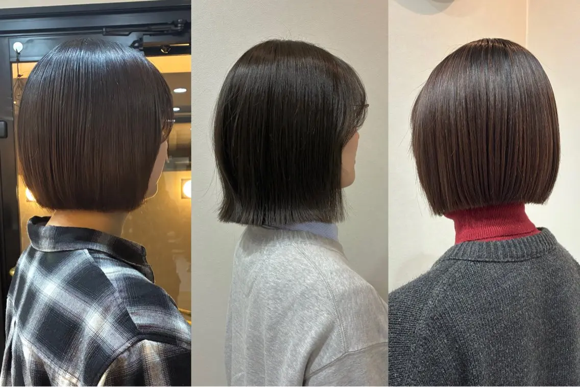 ミディアム 外ハネヘア カット ヘアカラー 柴田真衣 /ナチュラル/半個室のヘアスタイル