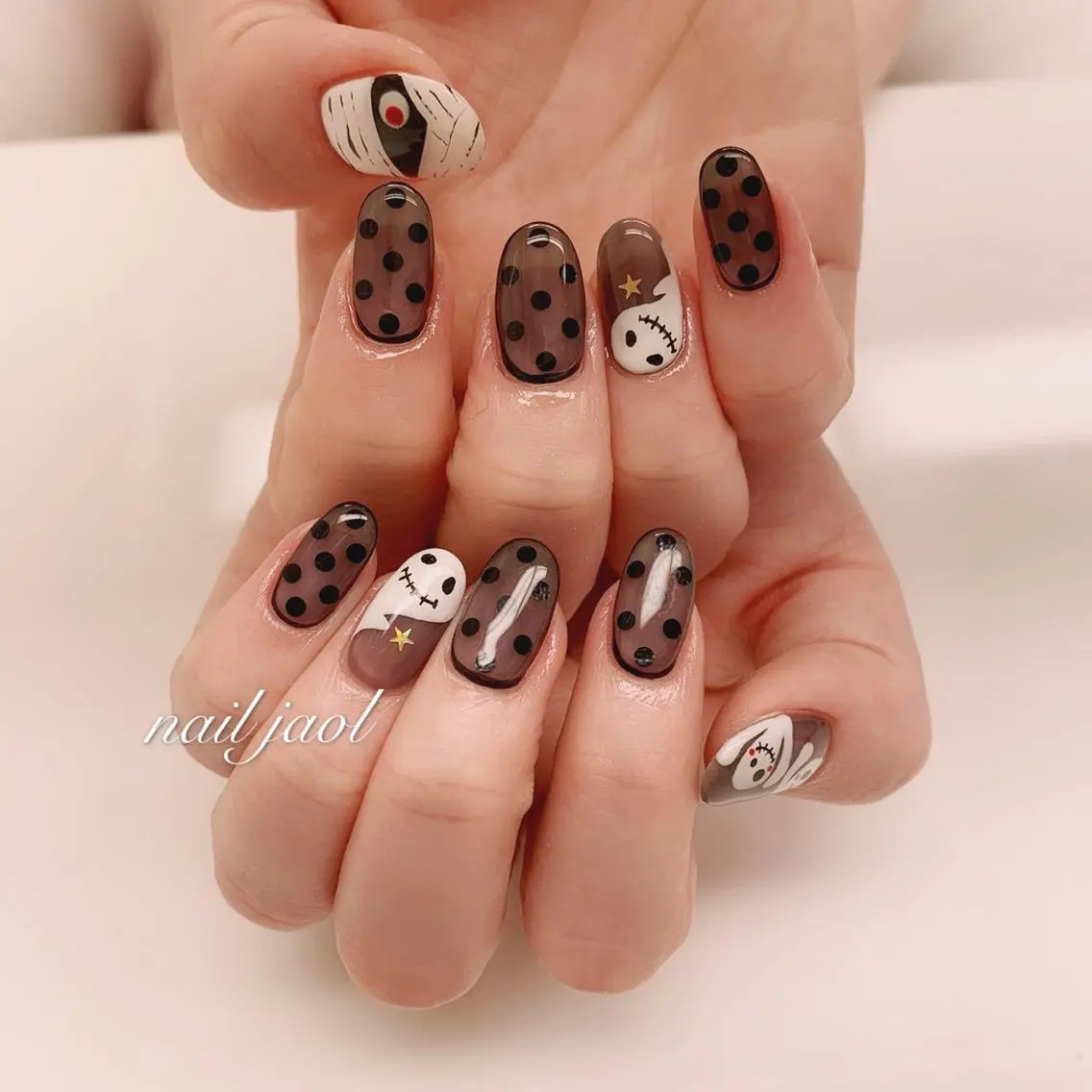 セミロング ネイルJaol 池袋のネイルデザイン