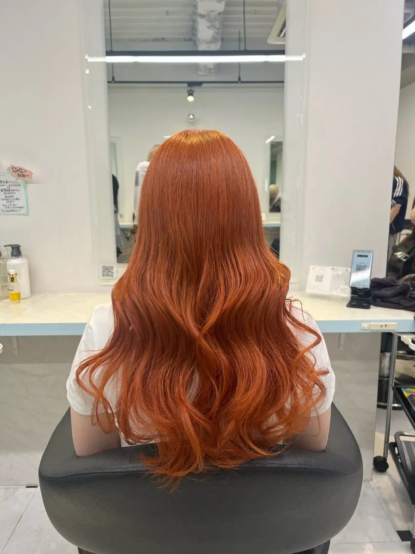 ロング カラー ヘアカラー トリートメント ブリーチカラー 🩵MIZUKIのヘアスタイル