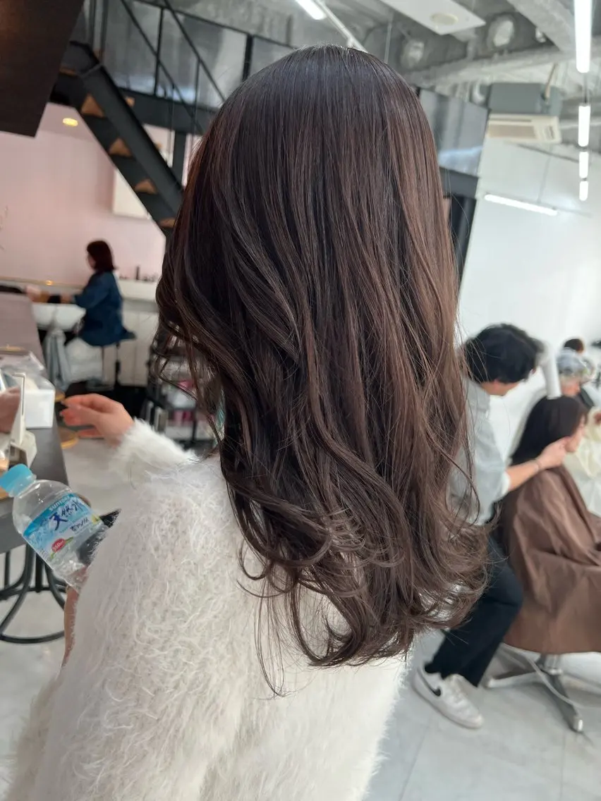 セミロング カット ヘアカラー トリートメント 🌿大内雅斗 🌿韓国ヘアのヘアスタイル