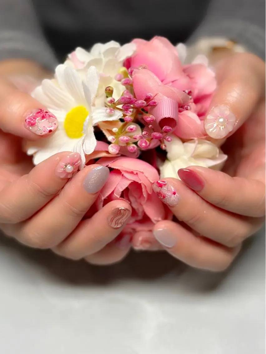 ネイル アートネイル 持ち込み nyasu nailのネイルデザイン