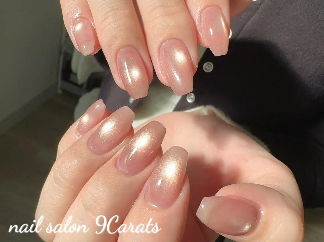 ネイル 💜ワンホンネイル ナインカラット💎のネイルデザイン