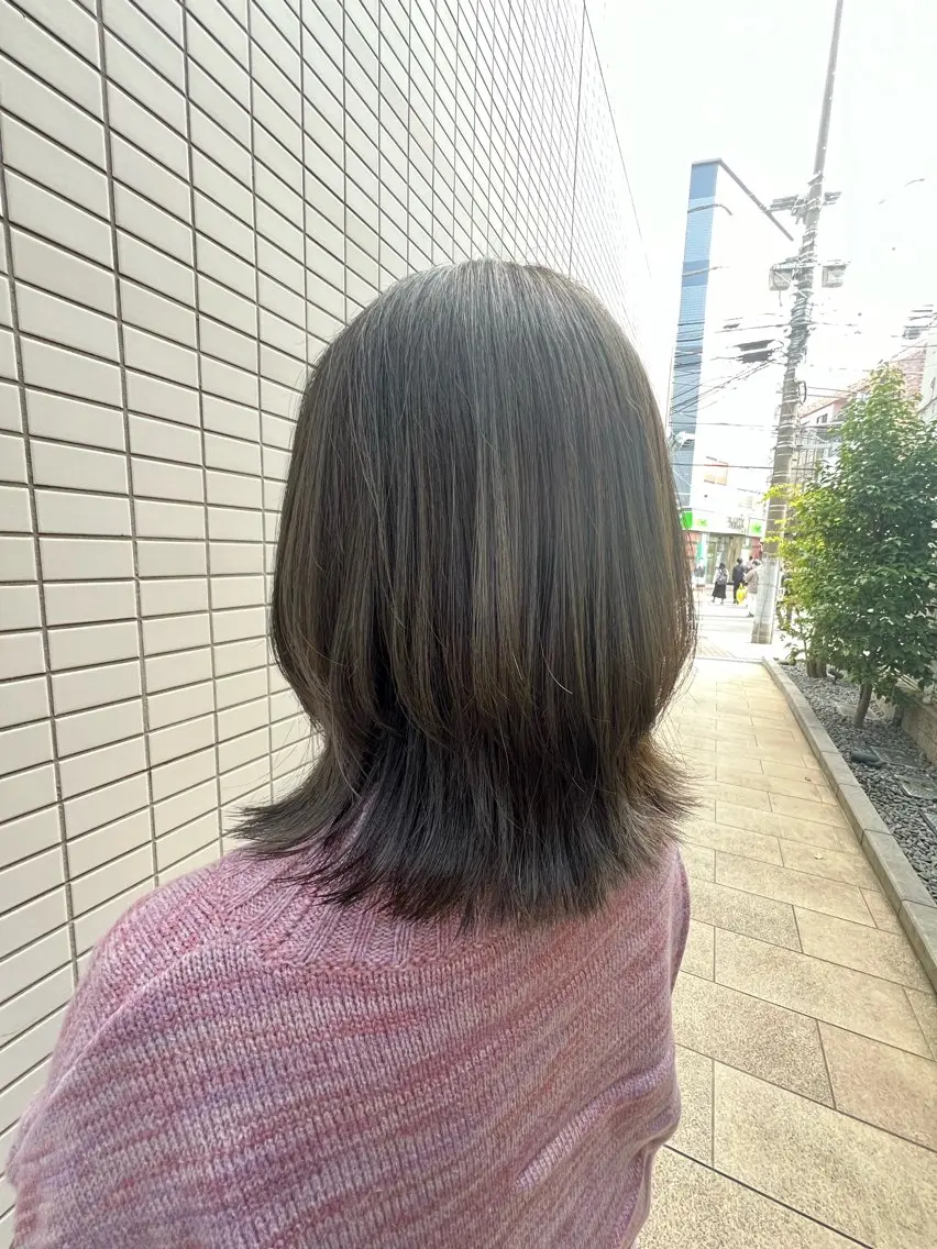 ミディアム レイヤーカット 髪質改善/レイヤー カット🩵Ami🩵のヘアスタイル