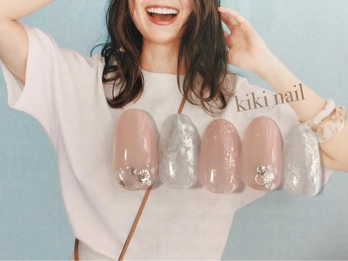 ネイル シンプルネイル kiki nail &brow二子玉川のネイルデザイン