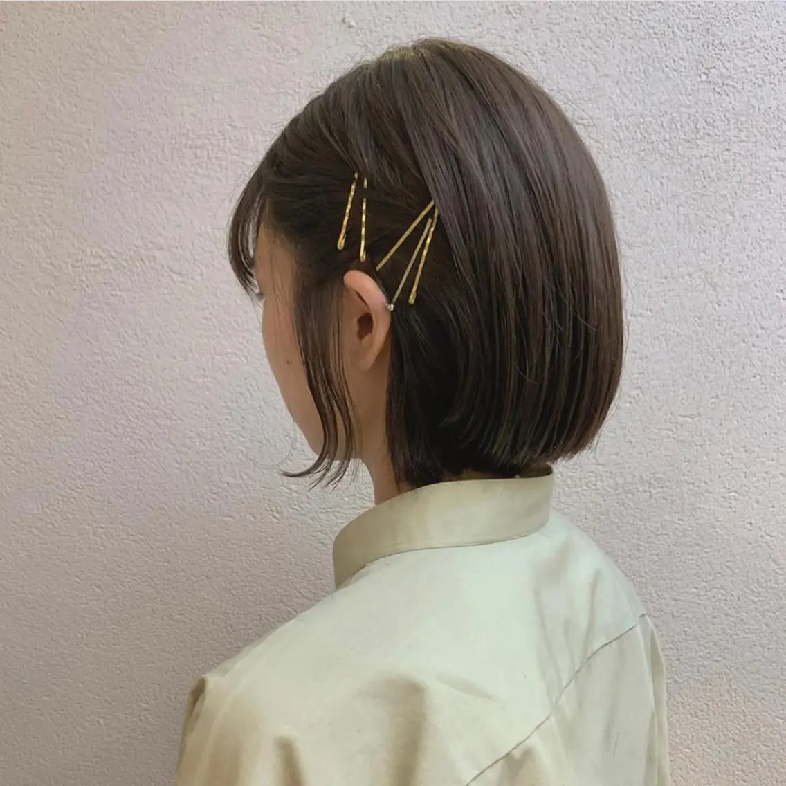 ミディアム カラー ベージュカラー ボブ ayano /トレンドヘアのヘアスタイル