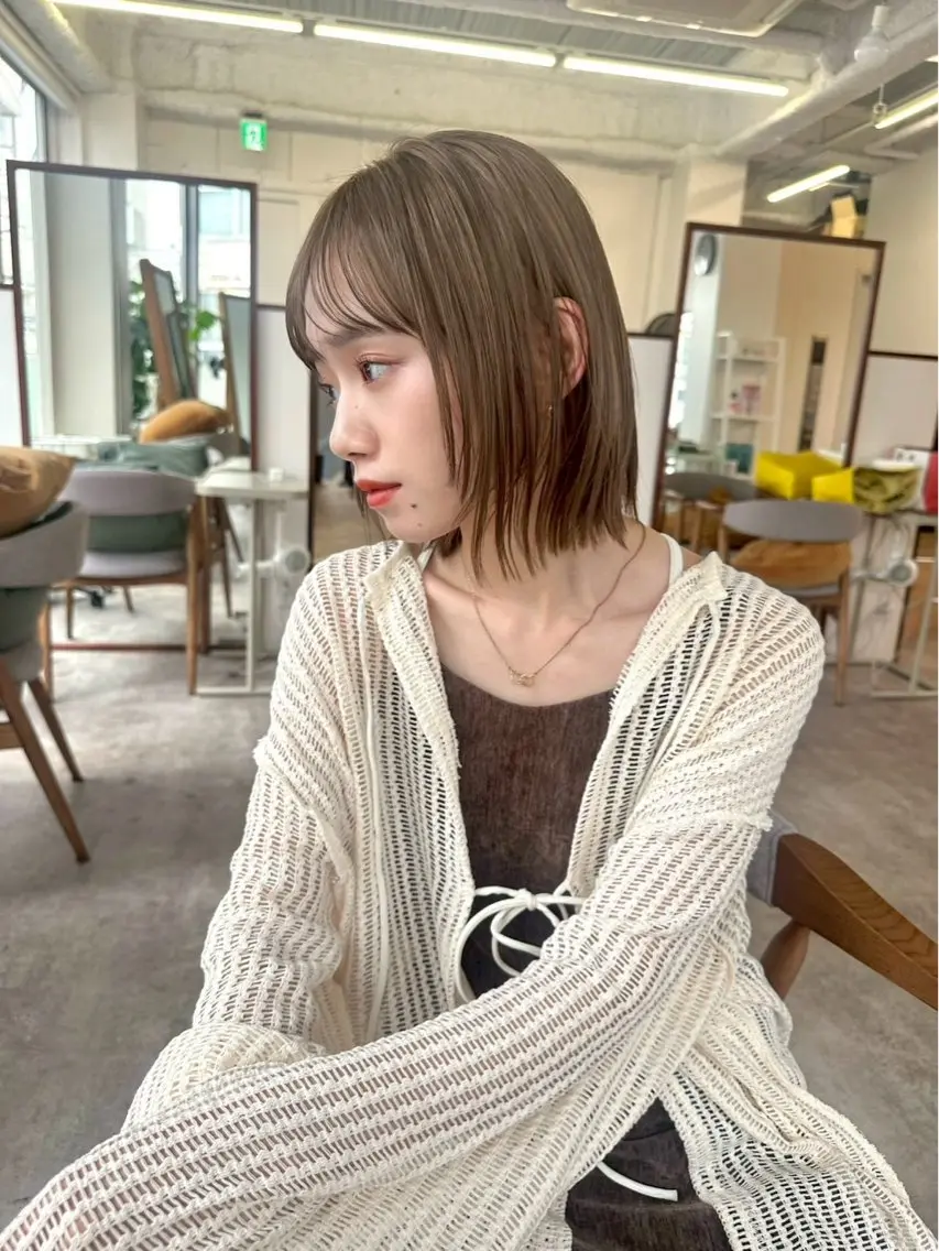【今だけ限定】似合わせカット+ケアカラー+スチーム2step Trの写真