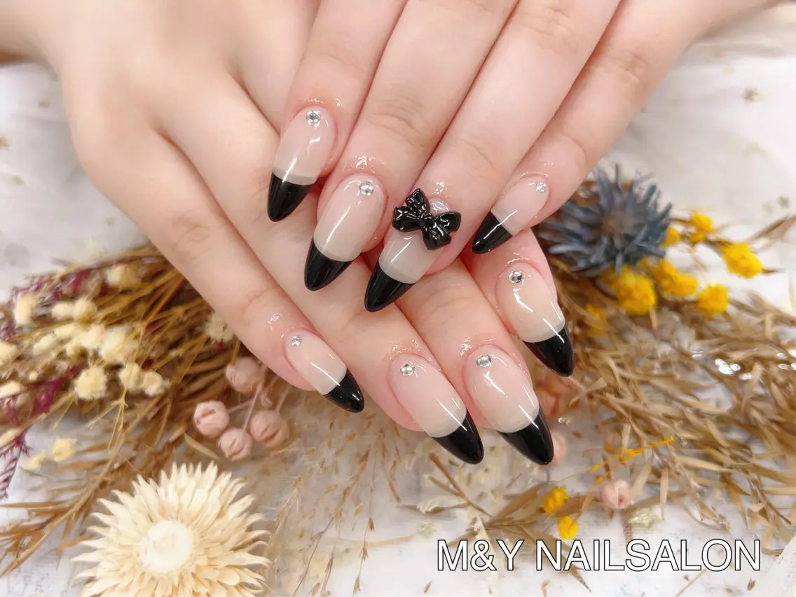 ネイル 長さ出し スカルプネイル ハンドネイル M&Y NailSalonのネイルデザイン