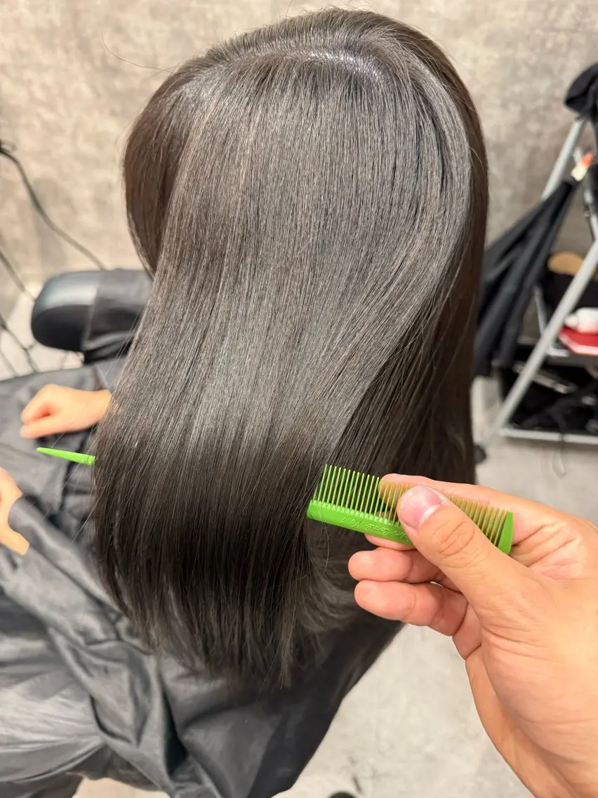 ロング 韓国ヘア🇰🇷 有田裕也のヘアスタイル