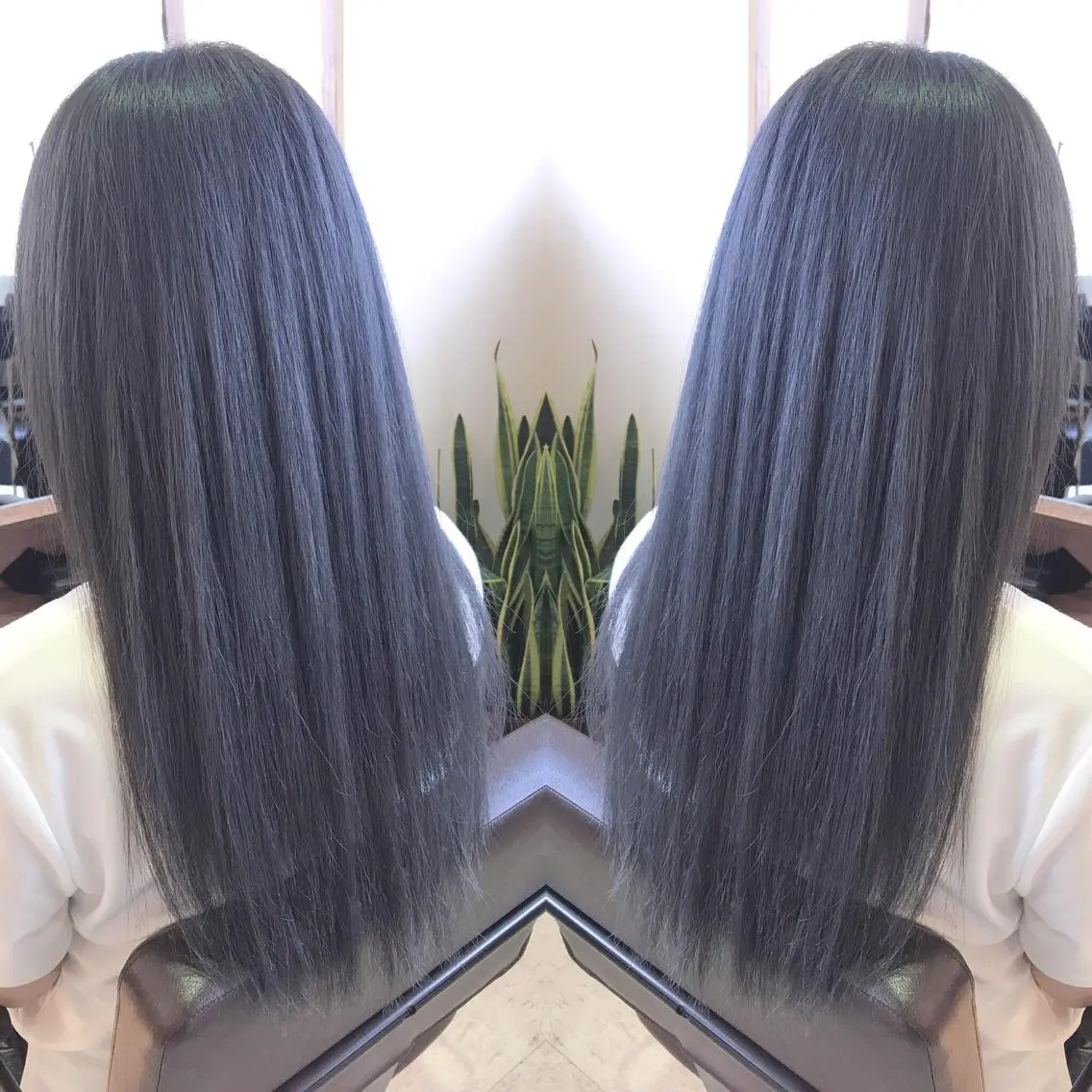 ロング カラー イルミナカラー 青木 茂樹⭐️ 透明感カラーのヘアスタイル
