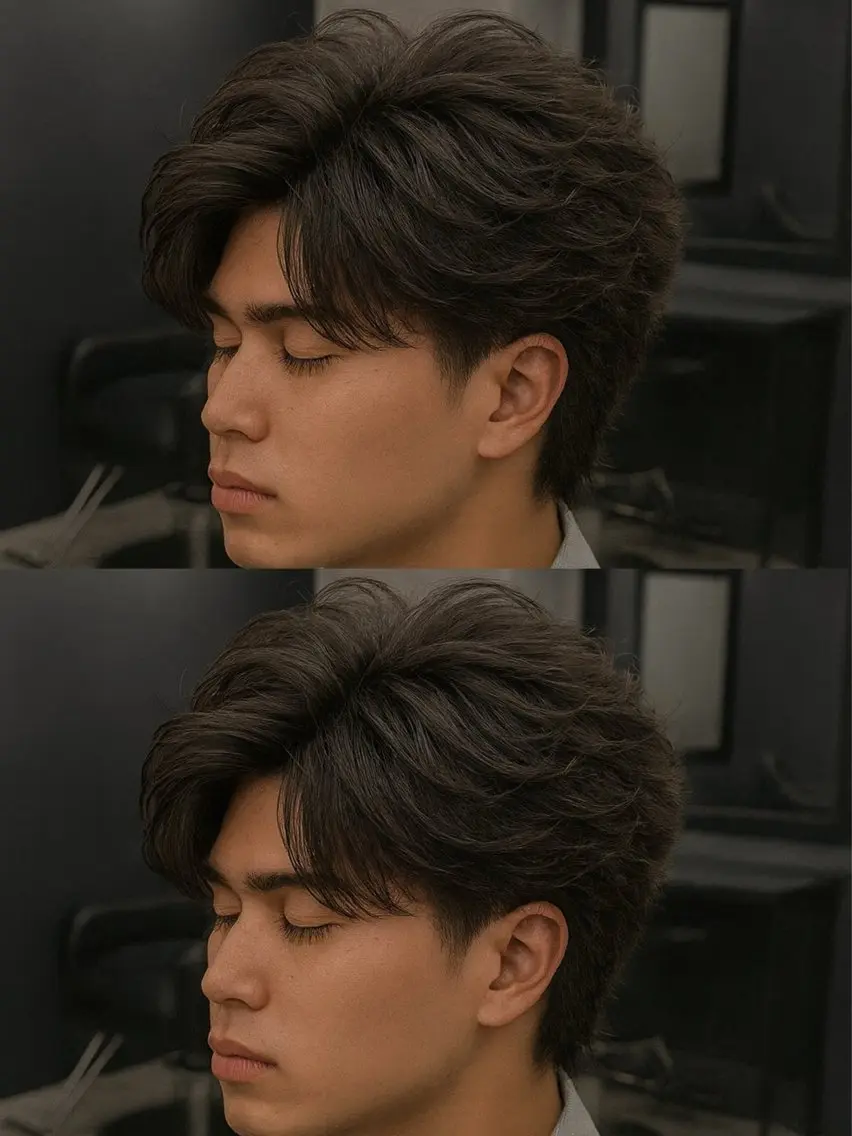ミディアム パーマ ヘアアレンジ メンズ ミディアムパーマ メンズパーマ メンズツイストパーマ 波巻きパーマ ツイストパーマ 🔥ニュアンス フェザー小林海斗🔥のヘアスタイル