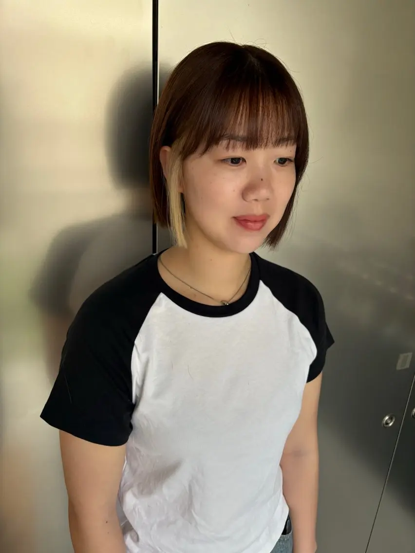 ショート トリートメント 透けカラー.艶髪. 梅田♡midoのヘアスタイル