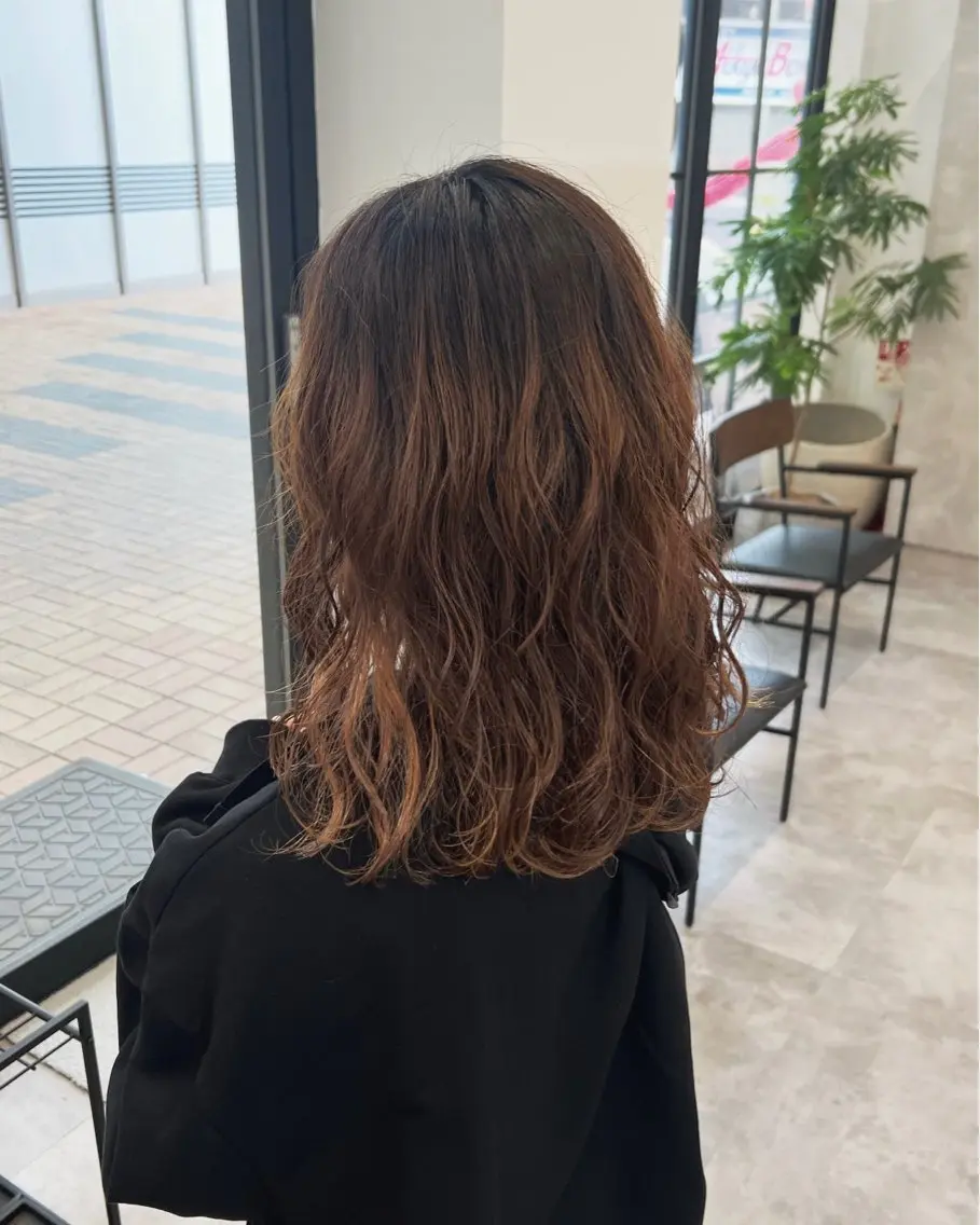 セミロング パーマ セミロングパーマ デジタルパーマ ✨NOMAD印西✨ 黒川勇輝のヘアスタイル
