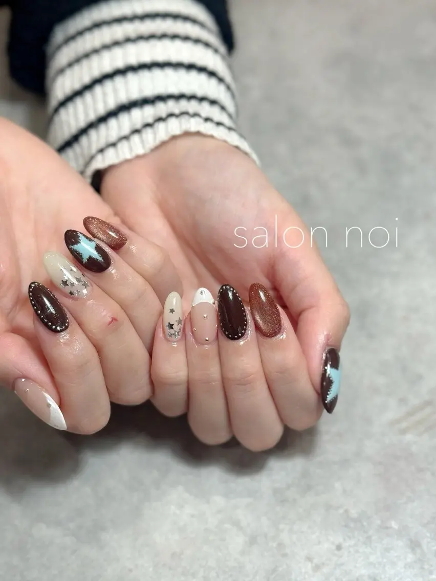 ネイル ハンドネイル salon noiのネイルデザイン