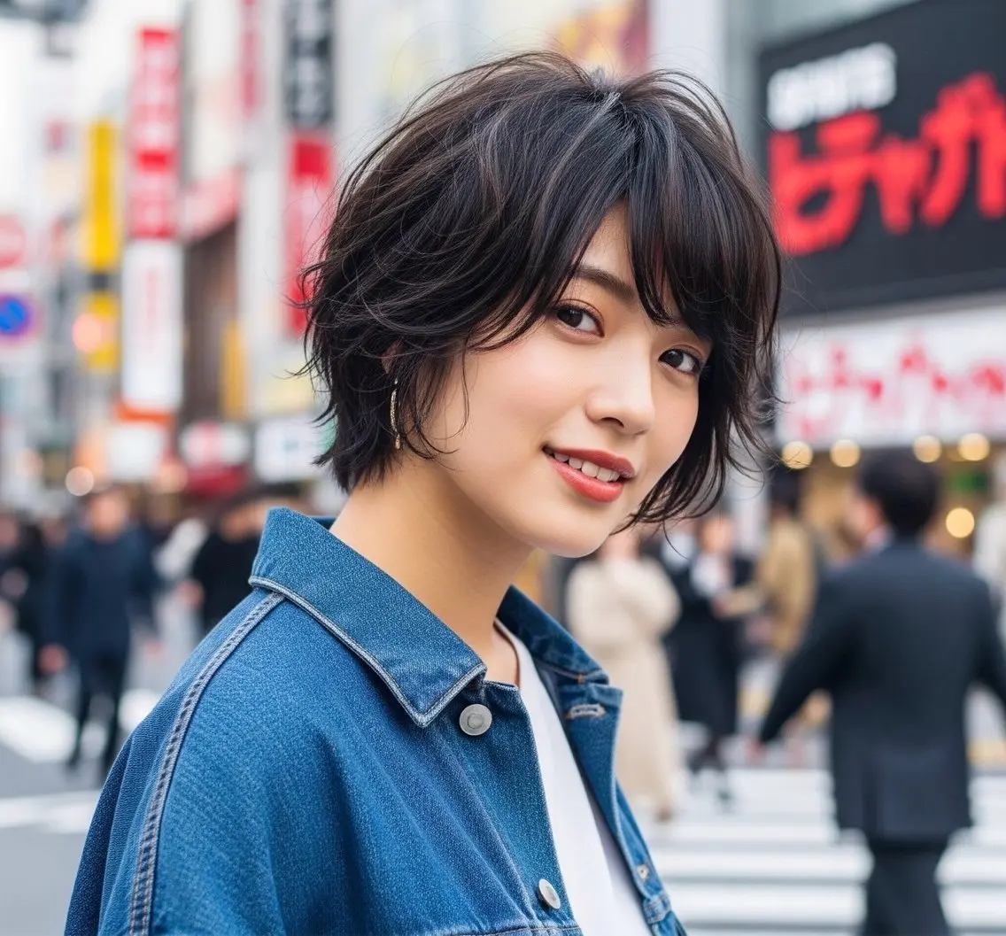 ショート パーマ ショートヘア カット パーマ トリートメント ✱リンクスハート✱ ✱島岡　茉生✱のヘアスタイル
