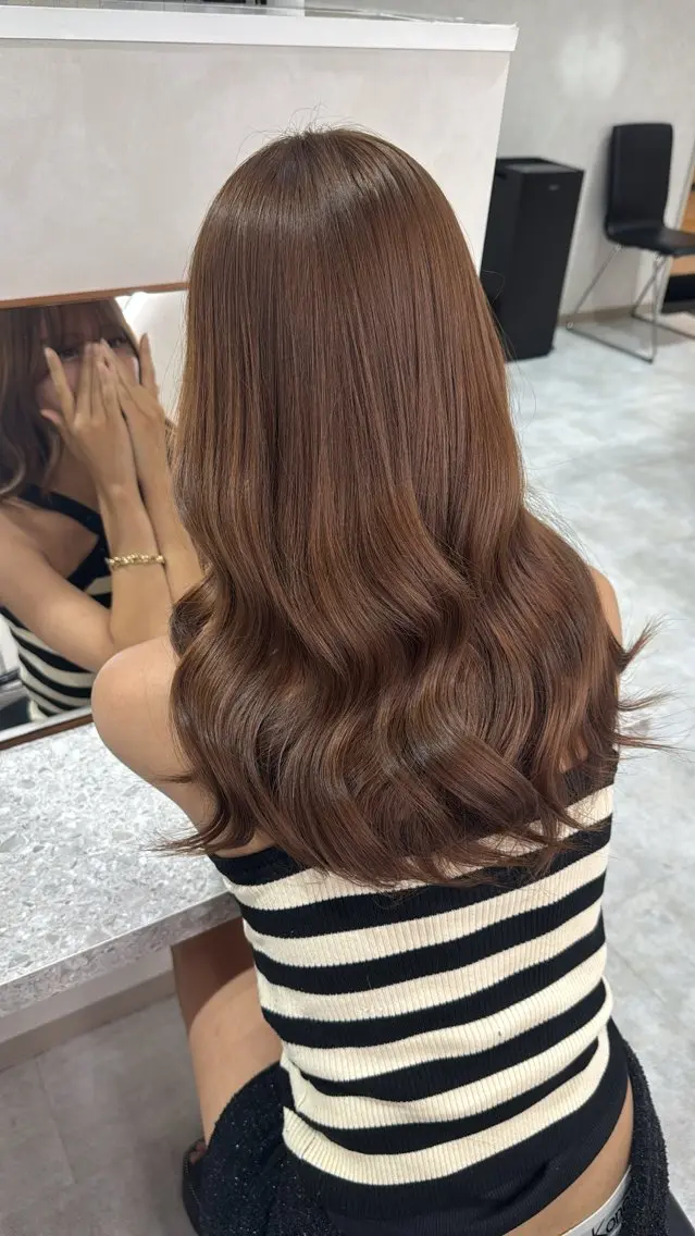 ミディアム ヘアカラー すずか ／艶感カラー🪽🫧のヘアスタイル