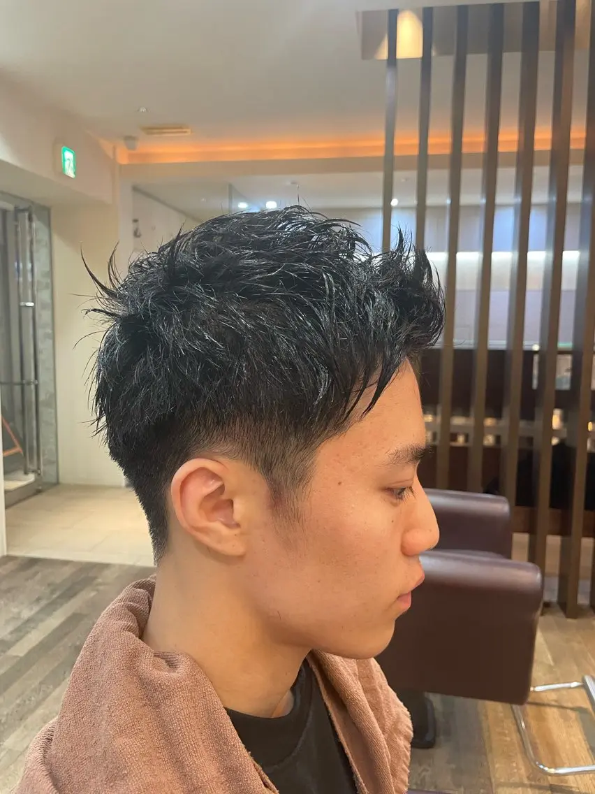 メンズ 小野 心のヘアスタイル