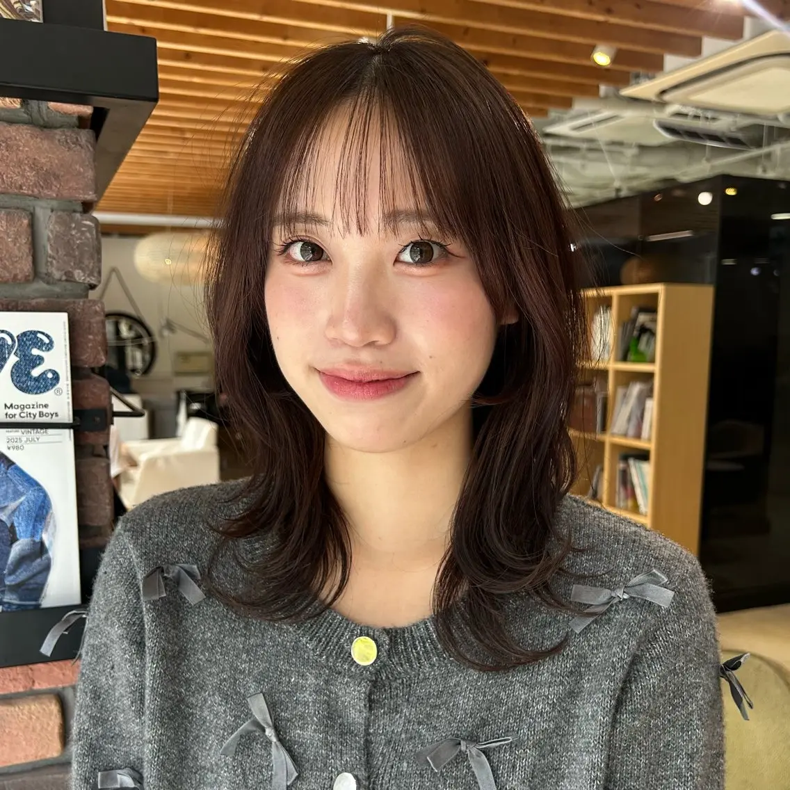 カラー 似合わせ透明感カラー 🤍サツキのヘアスタイル