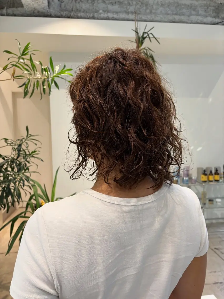 ミディアム パーマ ANY/須田麻人 /パーマスタイルのヘアスタイル