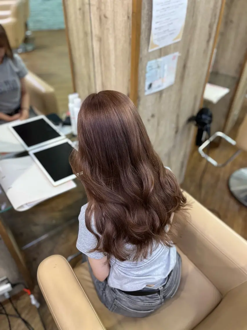 ロング カラー ヘアカラー 🩵KUREA🩵 /似合わせカットのヘアスタイル