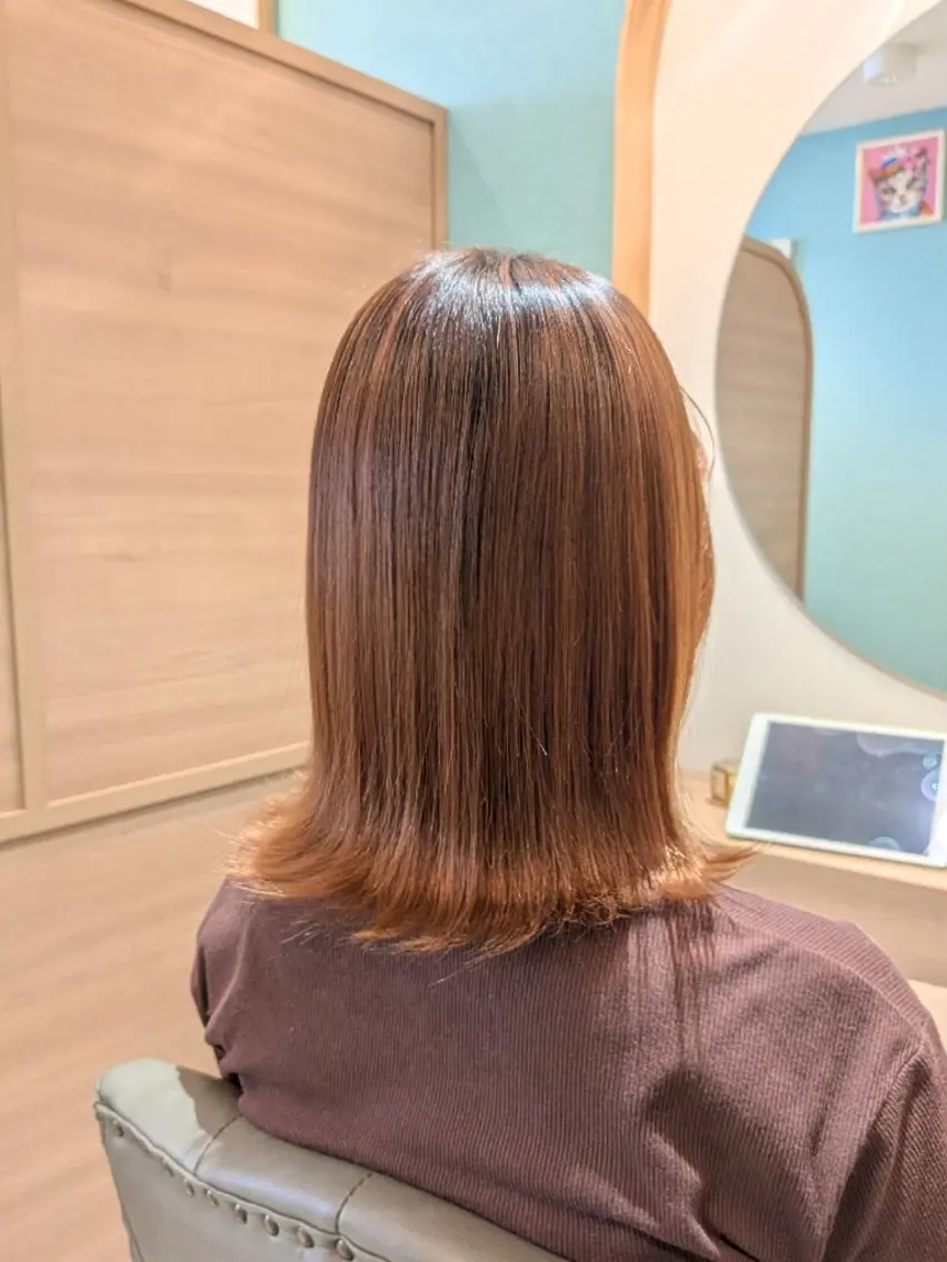 ミディアム ミディアムパーマ 縮毛矯正 縮毛矯正 トリートメント モデル募集中🌴🌞 Rinka🌞🌴のヘアスタイル