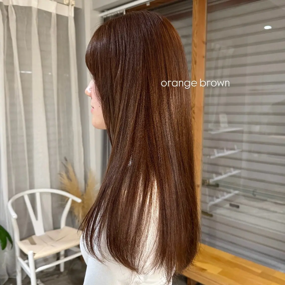 ロング ヘアカラー Cipre にちかのヘアスタイル
