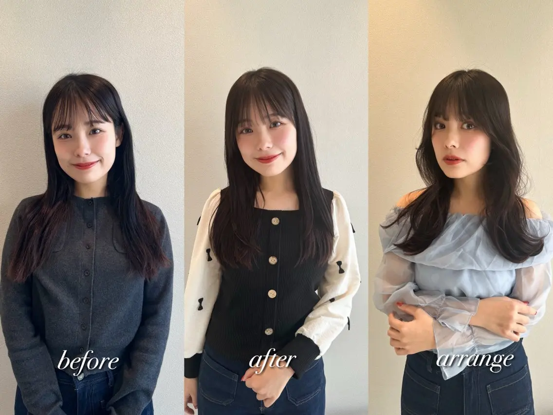 セミロング カラー カット ヘアカラー トリートメント ヘアセット ✂️似合わせの魔術師 石田一樹✂️のヘアスタイル