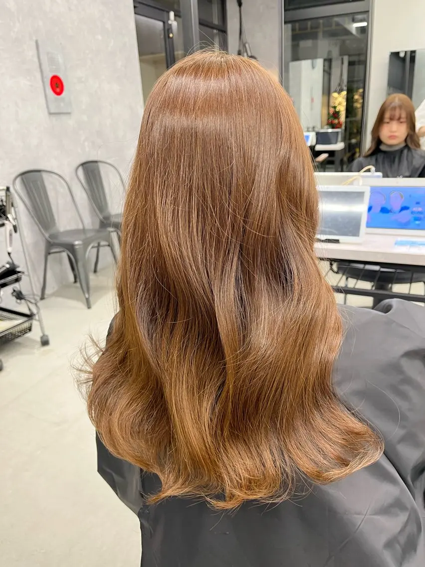 【透明感抜群】似合わせカット&ブリーチなしダブルカラー&2stepトリートメントの写真
