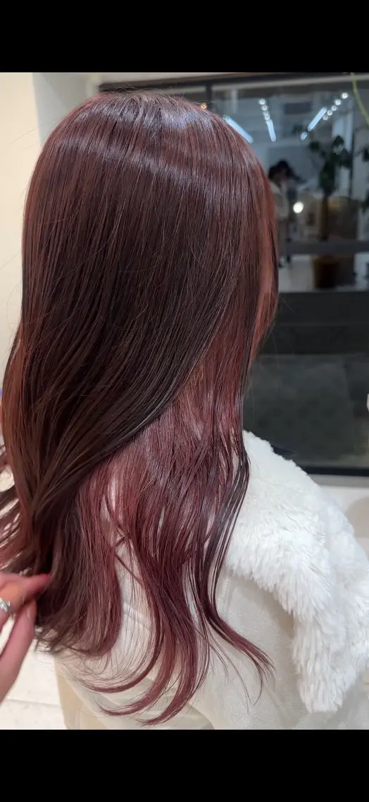 ロング ヘアカラー トリートメント カラーモデル/透明感 カラー/coco🎀のヘアスタイル