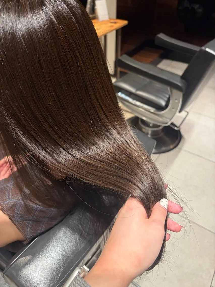 ロング カット ヘアカラー newton 🎀ここむぎのヘアスタイル