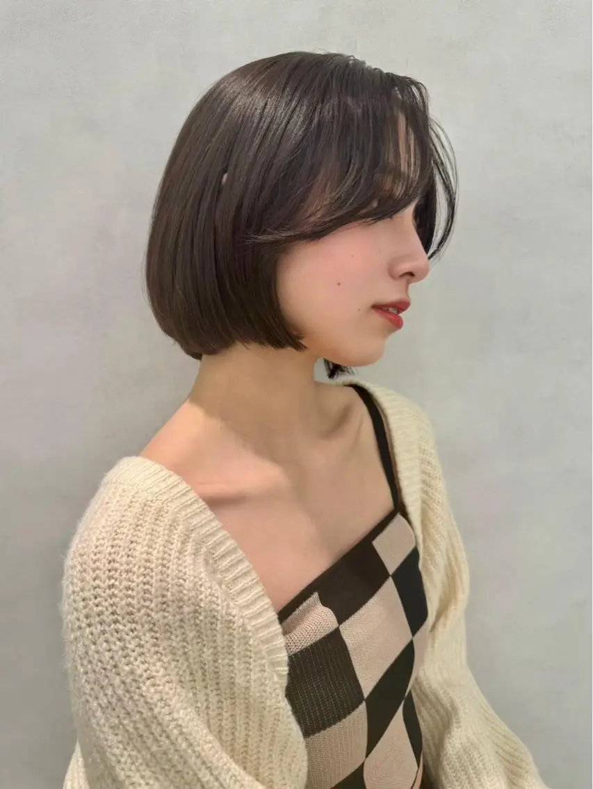 ショート カラー ヘアアレンジ 顔周りカット 韓国風ヘア レイヤーカット 小顔カット カット ヘアカラー ✨レイヤー/ 透明感カラー✨冨永剛のヘアスタイル