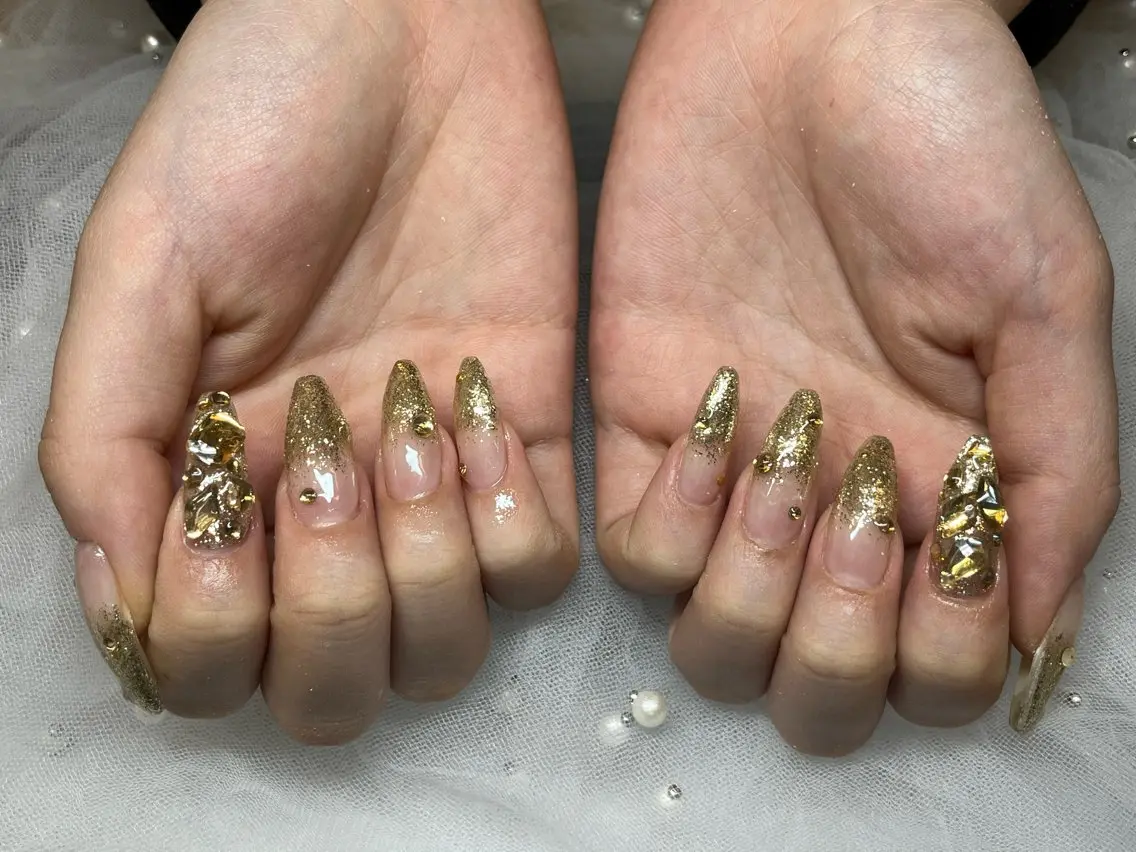 ネイル ハンドネイル 持ち込みデザイン得意 ／長さだし可✨RUIのネイルデザイン
