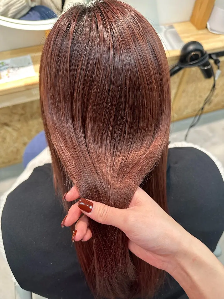 ロング トリートメント 酸熱トリートメント 松本 莉央のヘアスタイル