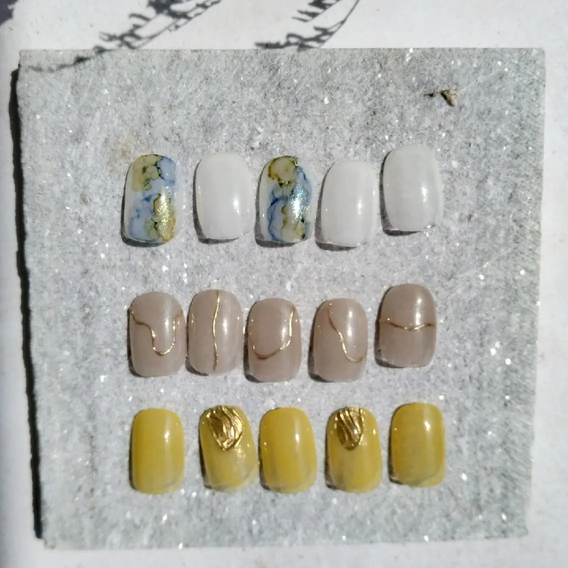 【再来】ハンドオフ込✨シンプルニュアンスネイルの写真