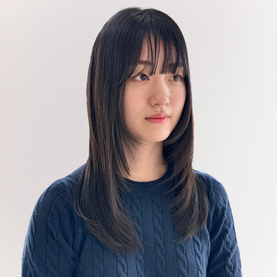 セミロング パーマ カット ヘアカラー トリートメント KOHNO/ ナチュラルレイヤーのヘアスタイル