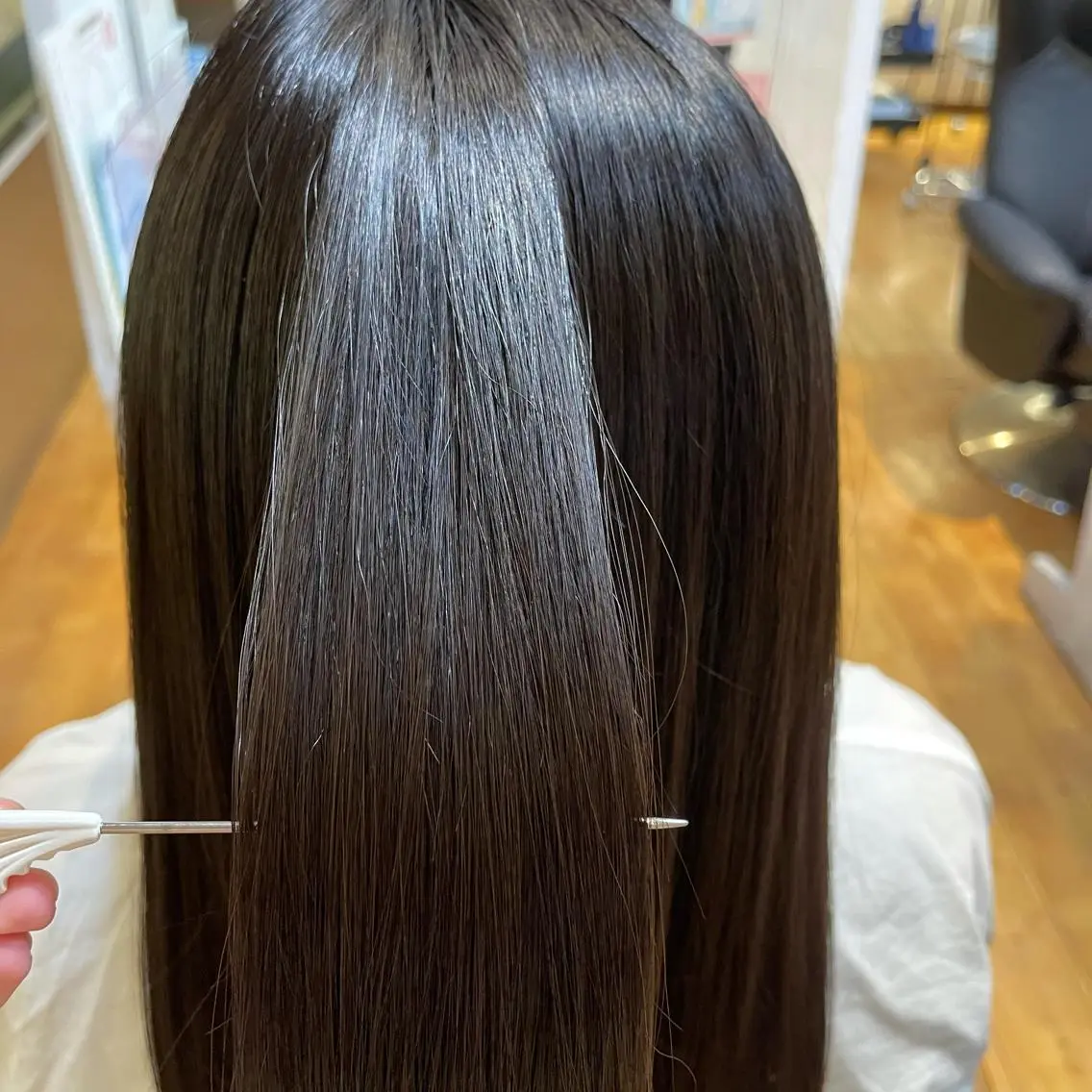 ロング 縮毛矯正 トリートメント 梶谷 和希のヘアスタイル