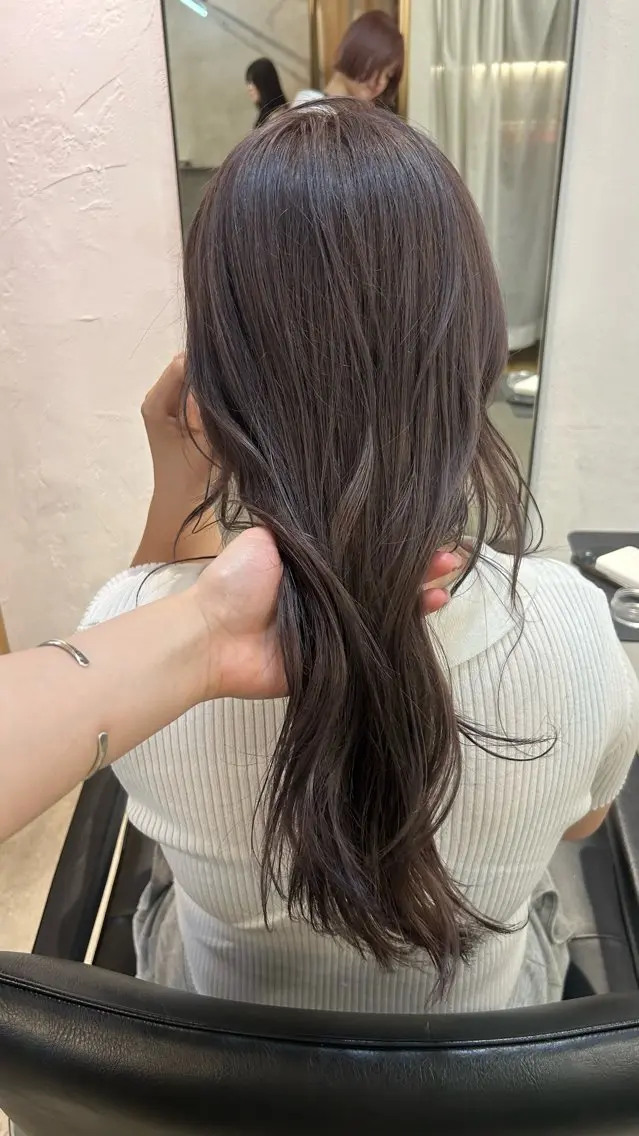 ロング カラー カット ヘアカラー トリートメント ❕マンツーマン施術❕ 🍊Moemiのヘアスタイル