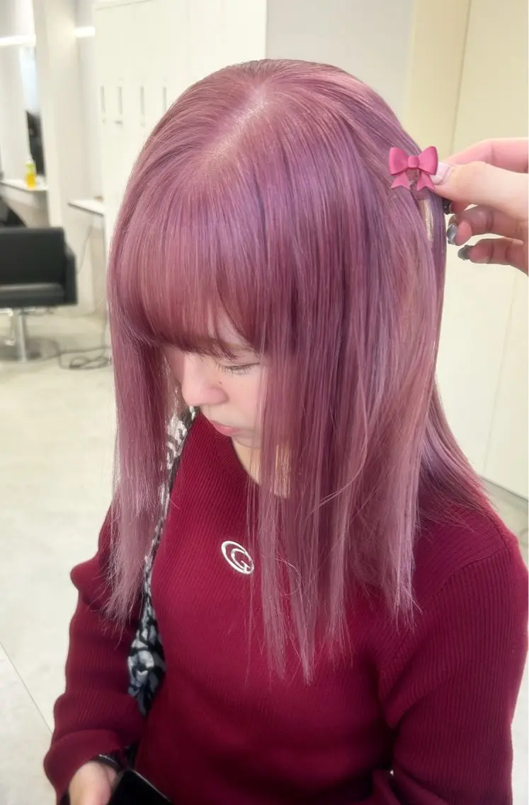 【超お得‼️】ブリーチ+オンカラー+トリートメントの写真
