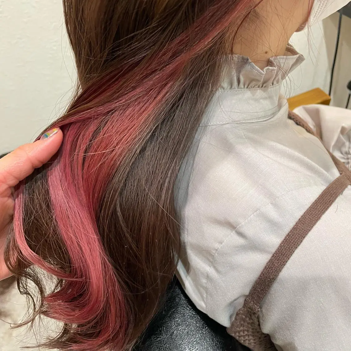 ロング カット ヘアカラー 🫧艶髪/ブリーチ 🐳honami🫧のヘアスタイル