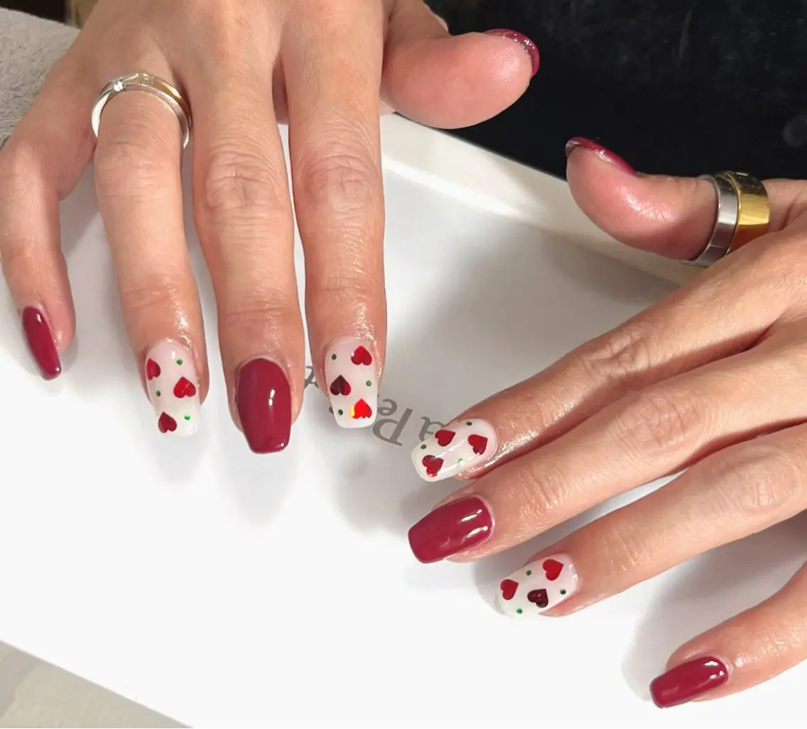 ネイル クリスマス nailworks mのネイルデザイン