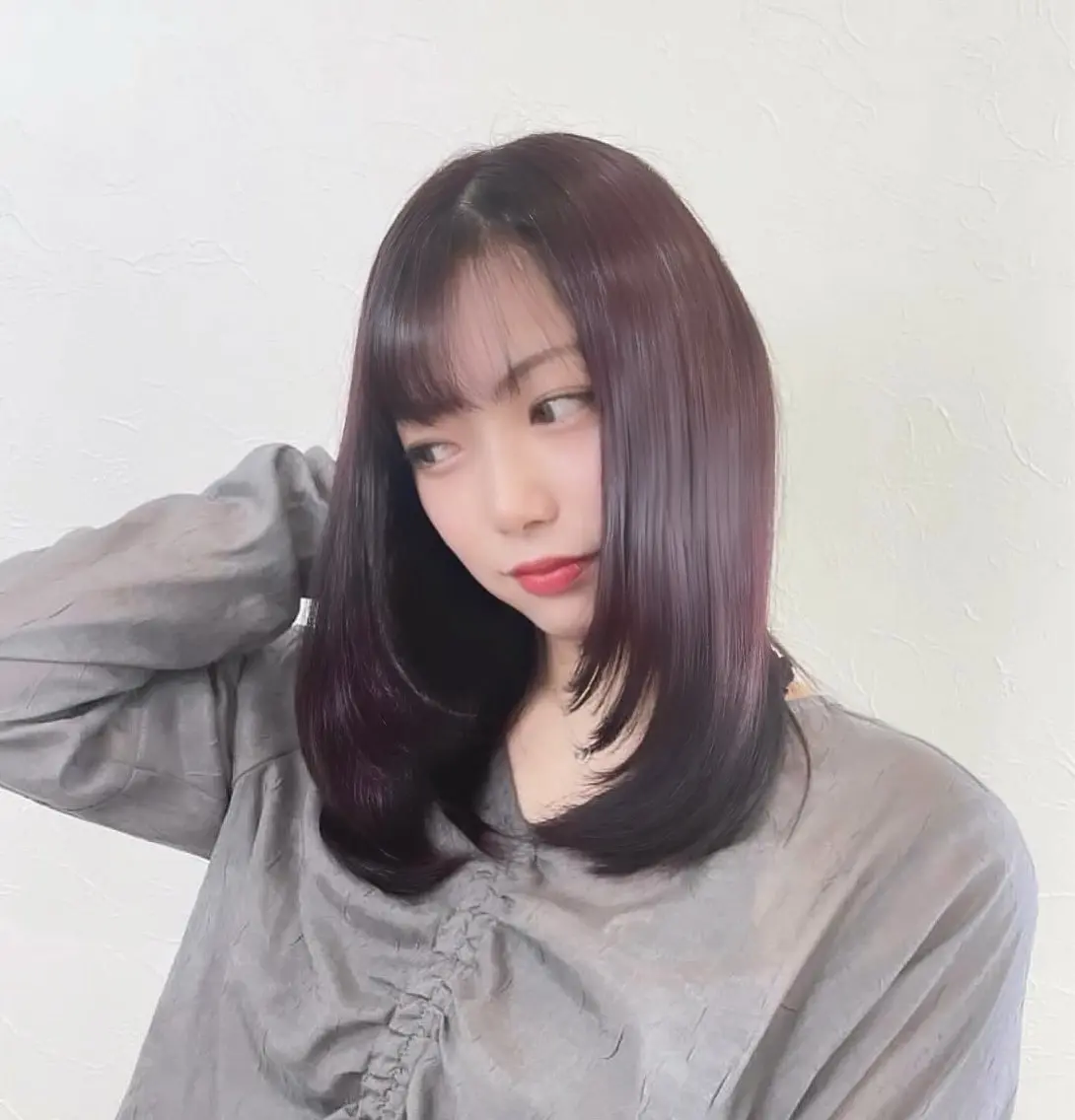 セミロング カット ヘアカラー トリートメント 今川達也/美髪 /お悩み改善のヘアスタイル