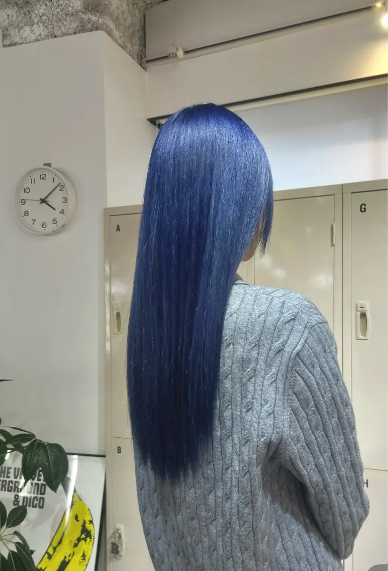 ロング ヘアカラー トリートメント 🩶ハイトーン／ はるか‪🩶のヘアスタイル