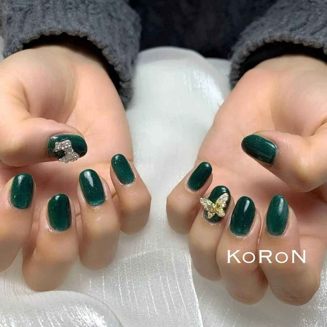 ネイル マグネットネイル 自宅サロン鎌倉 KORONのネイルデザイン