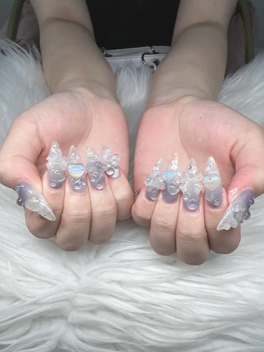 ネイル ハンドネイル Lee Nails チップ長さだし専門店のネイルデザイン