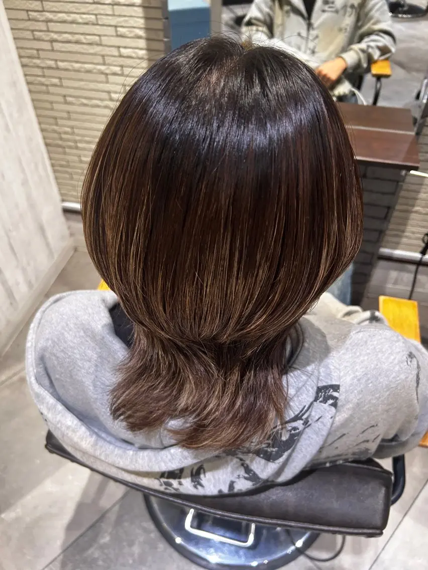 ミディアム メンズ メンズブリーチ トリートメント 三浦 笑美のヘアスタイル