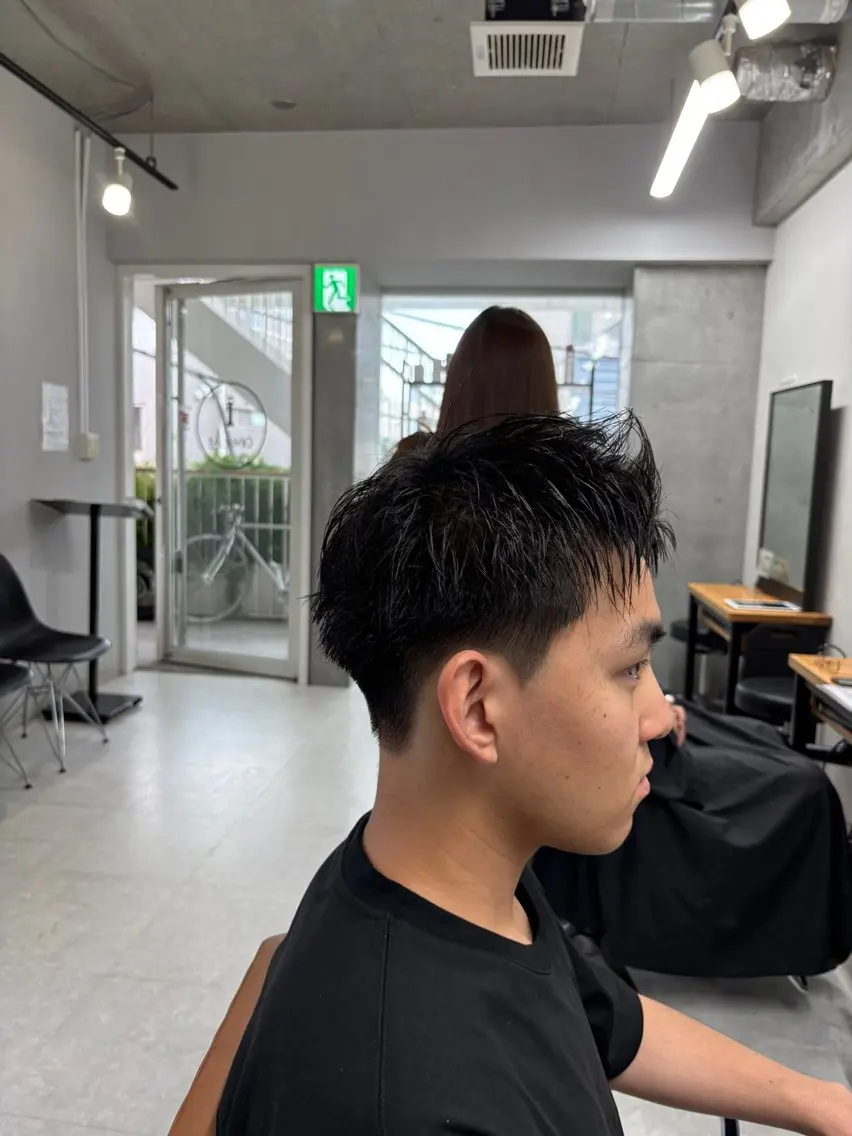 パーマ メンズ 下北沢メンズパーマ 特化園田 楓莉のヘアスタイル