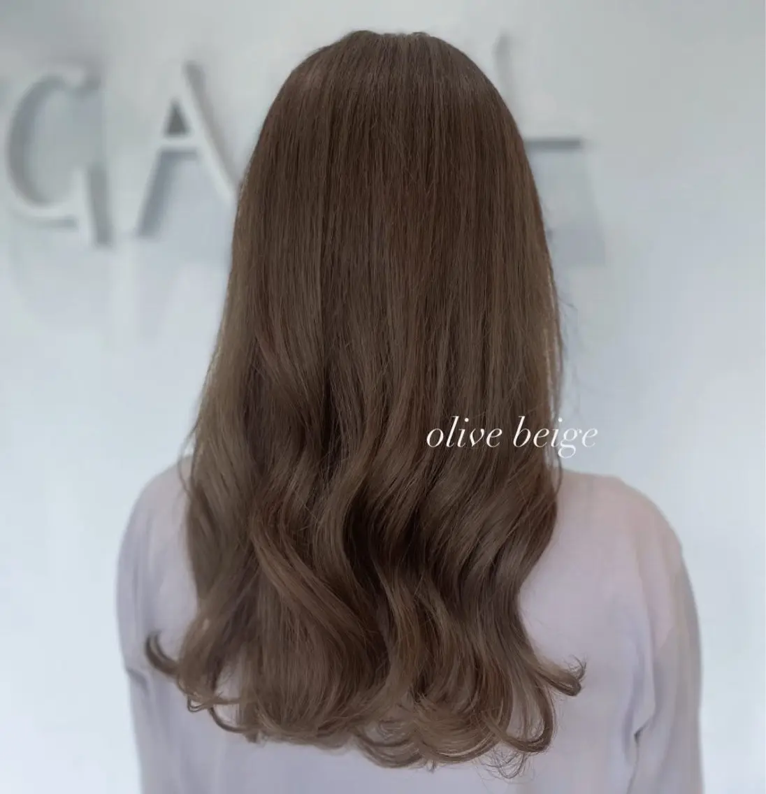 セミロング カラー カット ヘアカラー トリートメント 透明感カラー／ 艶感カラー／RAMUのヘアスタイル