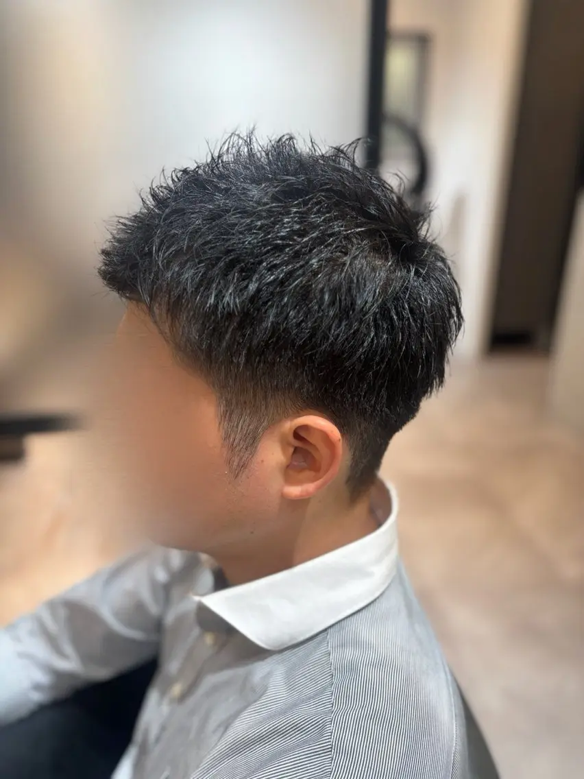 メンズ ビジネス カット ボブ🫧透明感カラー 💎Sayakaのヘアスタイル