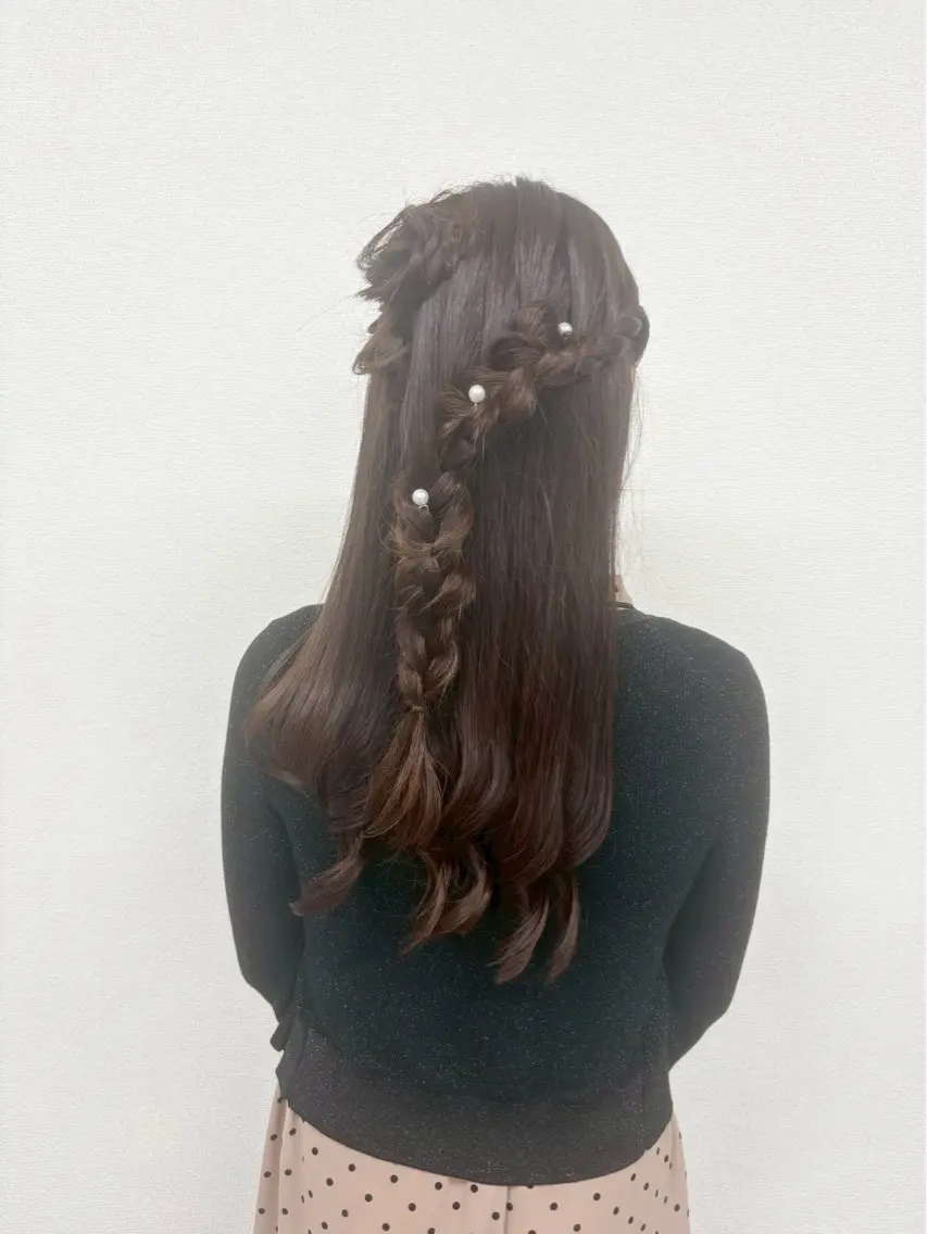 ヘアアレンジ 結婚式・ブライダル ヘアサロン ミカヅキのヘアスタイル