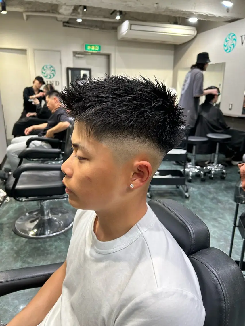メンズ メンズ美容室 難波北川司のヘアスタイル